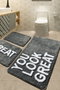 Mijölnir Juego de alfombras de baño acrílicas Grey